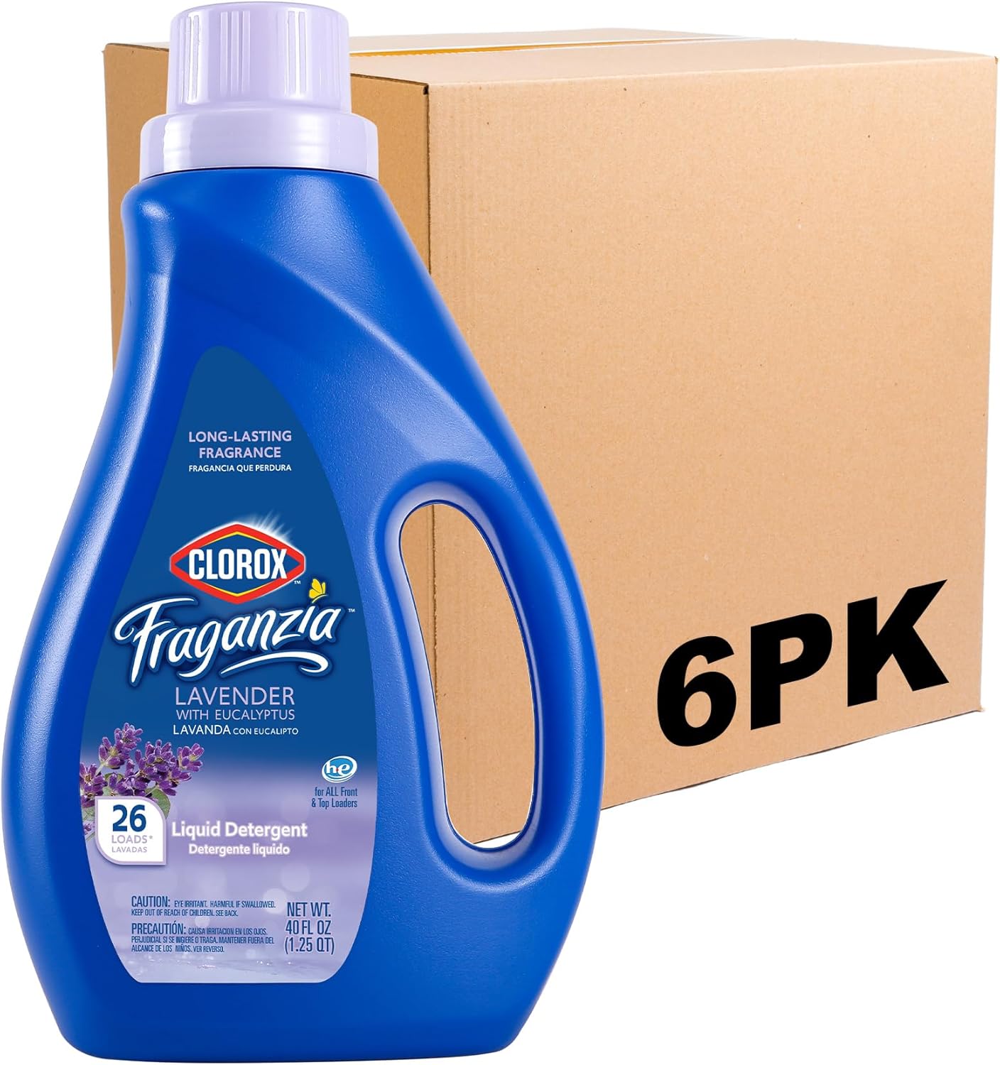 Clorox Fraganzia Liquid Laundry Detergent with Lavender Scent