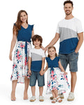 Family Matching Outfits for Summer Beach Fun - Ruffle Sleeve Dresses