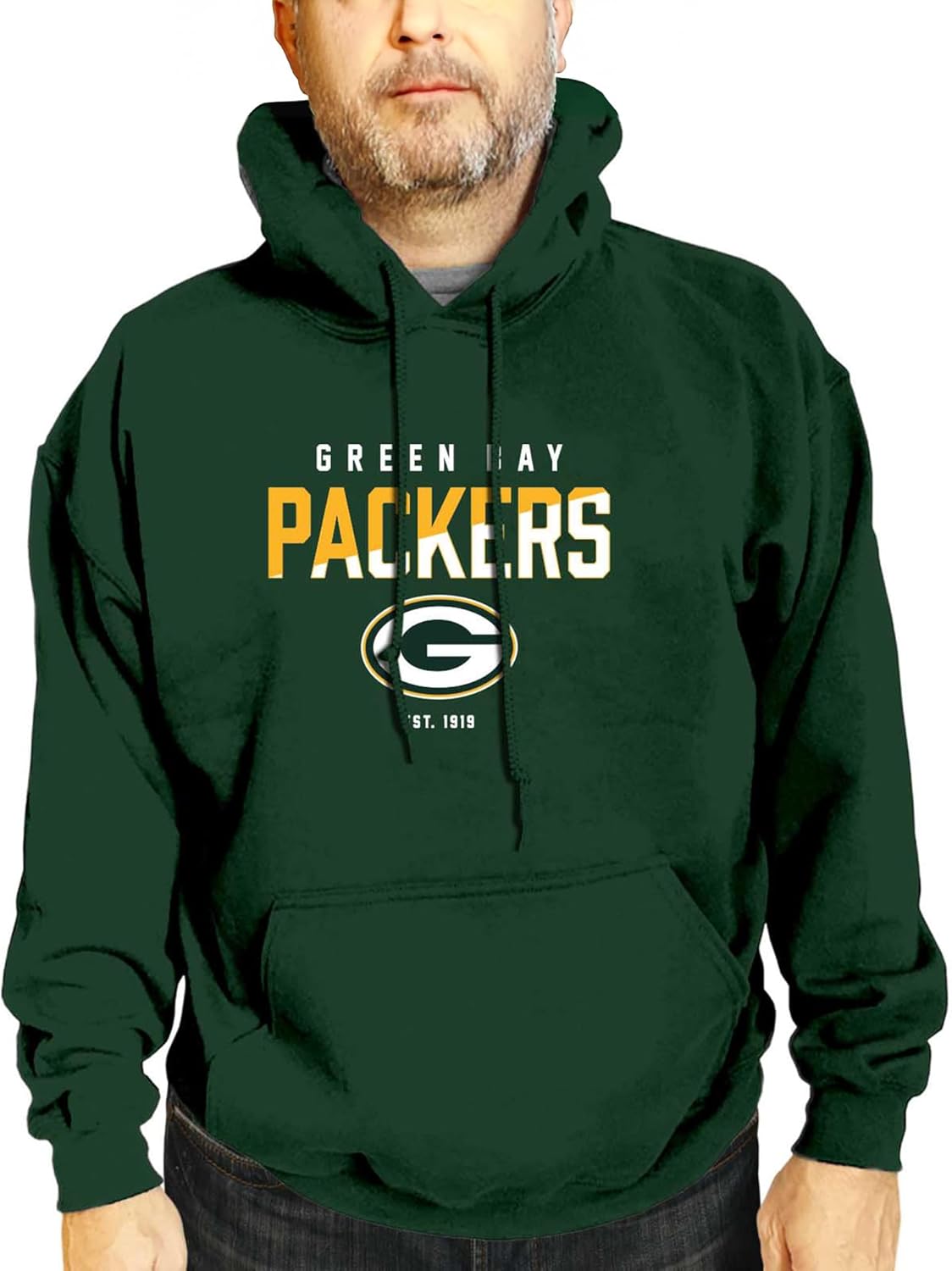 Diagonal Fade Fleece Hooded Sweatshirt for NFL Fans