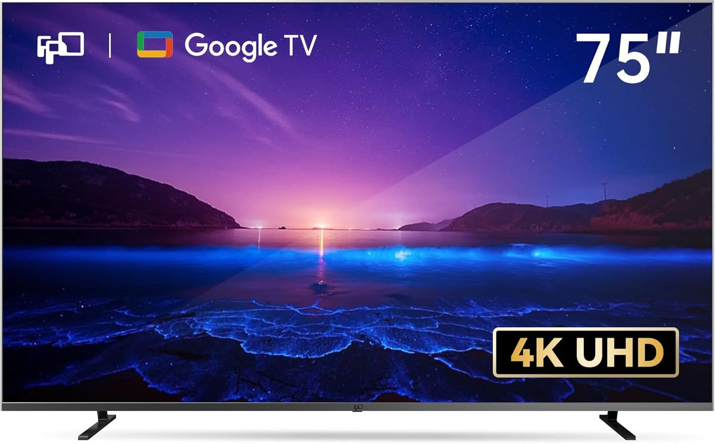 75 4K Smart TV: Google Play, HDR, Dolby Atmos/Vision