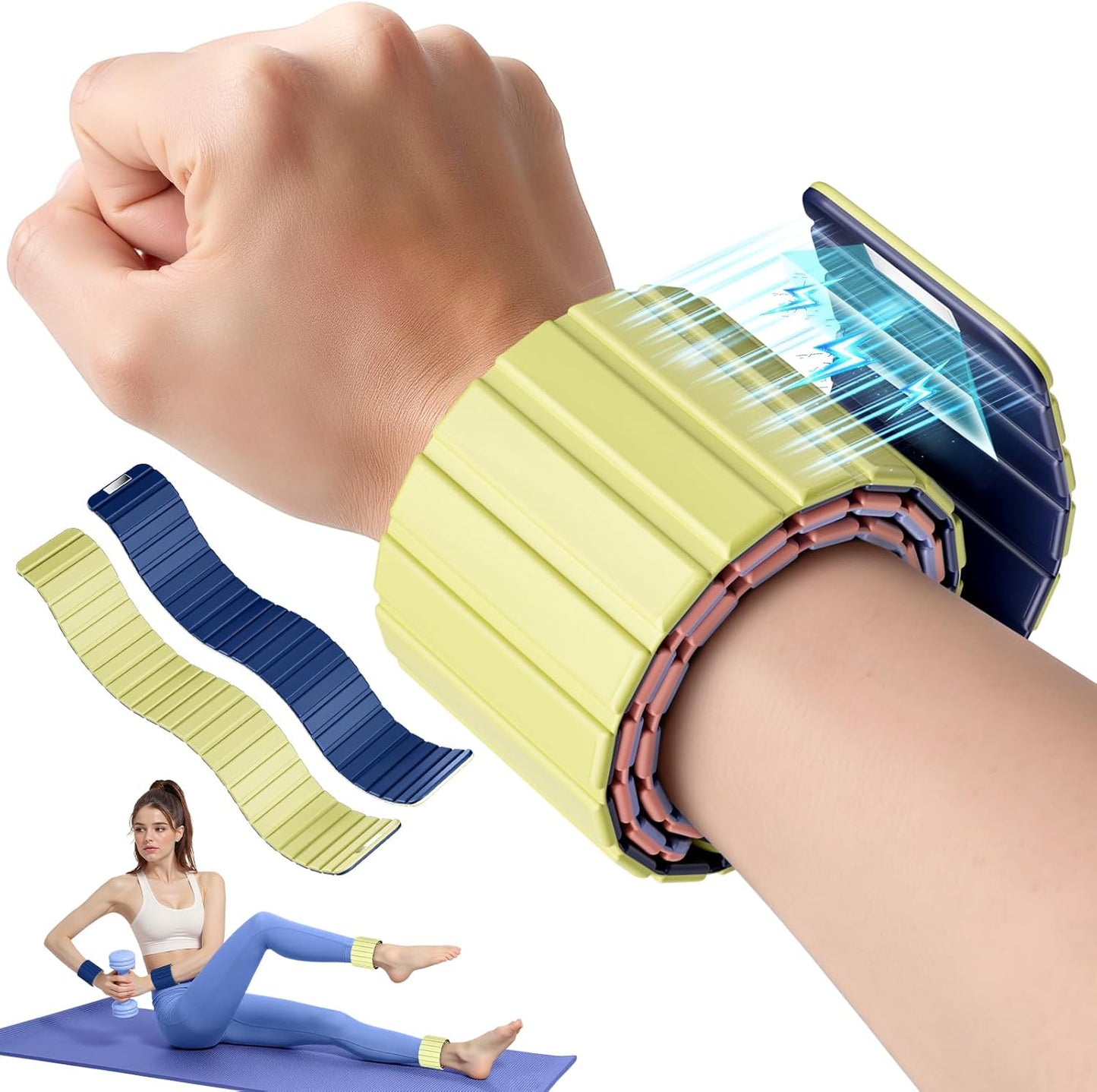 Wrist Weights and Ankle Weights for Women, 2 Pack, 1.1LB Each
