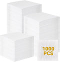 Henoyso 1000 Pack White Cocktail Napkins Bulk - Elegant 2 Ply Bamboo