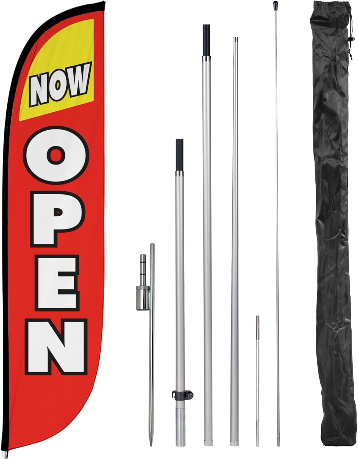 LookOurWay Feather Flag Pole Kit for Business Promotion