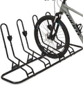 4 Floor Bike Rack - Stable 4-Bike Stand for Disc Brakes