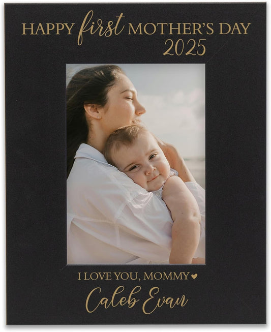 Personalized First Mother's Day Picture Frame for New Moms