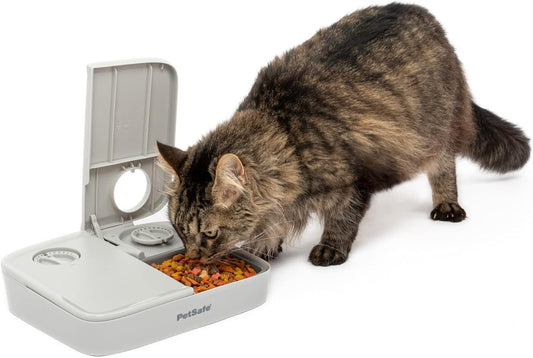 PetSafe 2-Meal Programmable Pet Feeder - Portion Control & Slow Feed