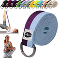 TECEUM 2-in-1 Yoga & Mat Strap 8 ft Cotton Blend - Non-Slip Carry
