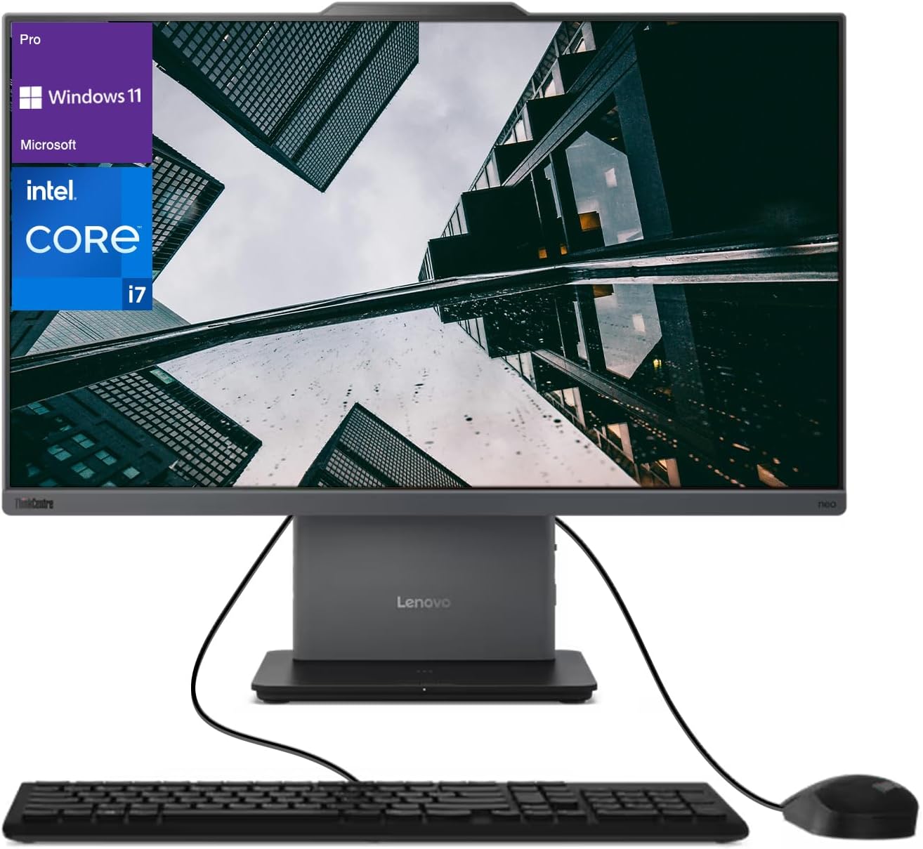 Lenovo ThinkCentre Neo 50a All-in-One with Intel Core i7 Processor