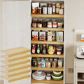 PVC Composite Board Wire Rack Covers 6-Pack 33x16 in - Wood-Look Shelf