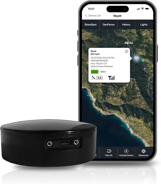 LandAirSea Overdrive GPS Tracker with Extended Life Battery