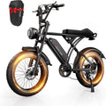 Movcan V60 Pro Electric Bike 1000W 30MPH - Long Range Fat Tire