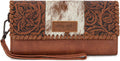 Montana West X Wrangler Trifold Wristlet Wallet for Women - Large