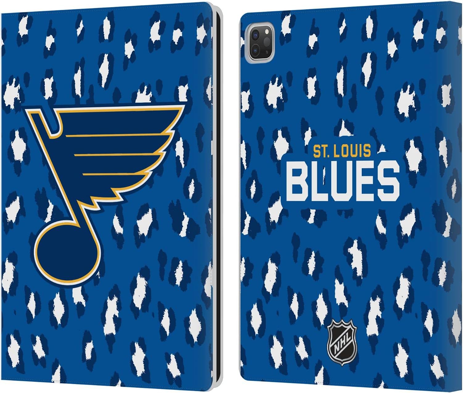 Head Case Designs NHL Leopard Pattern St Louis Blues Wallet