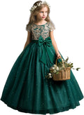 TTYAVO Girls Elegant Pageant Flower Dress for Special Occasions