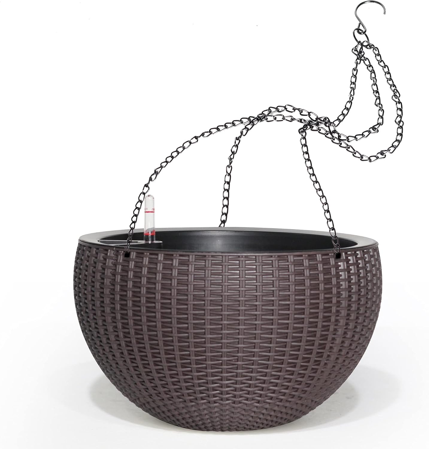 Dexceder 10.5 Inch Self Watering Hanging Planters for All Plants