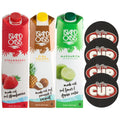 Island Oasis Drink Mix Variety Pack - 3 x 1L with Coasters