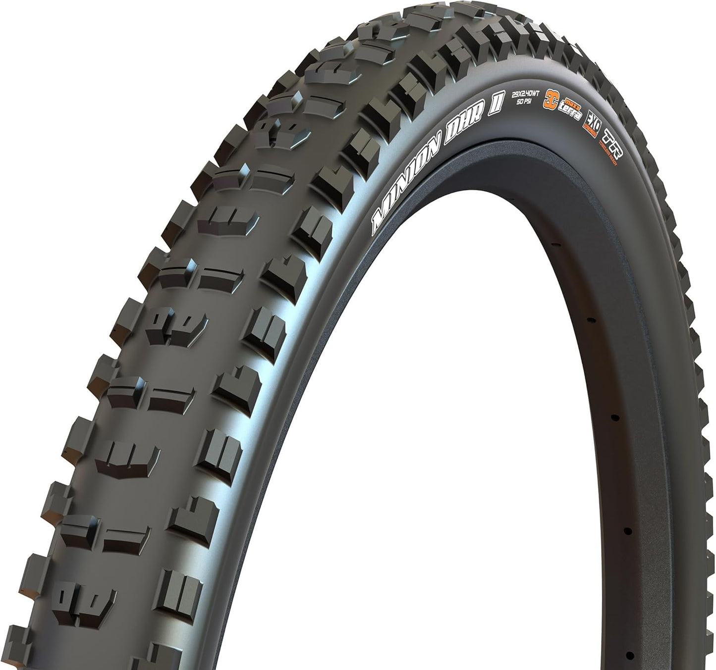 Maxxis Minion DHR II 3C MaxxGrip Tubeless MTB Tire for Traction
