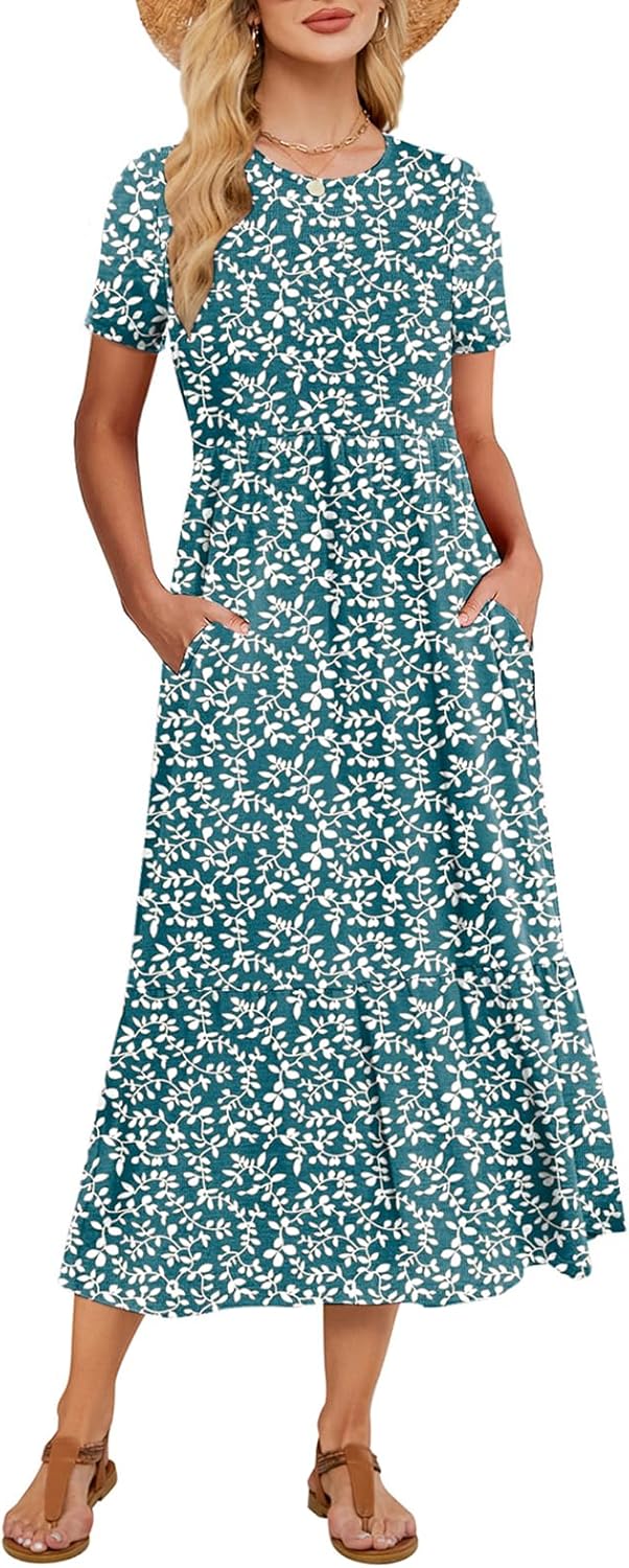 Gracyoga Women's Summer Maxi Dress for Casual Beach Style