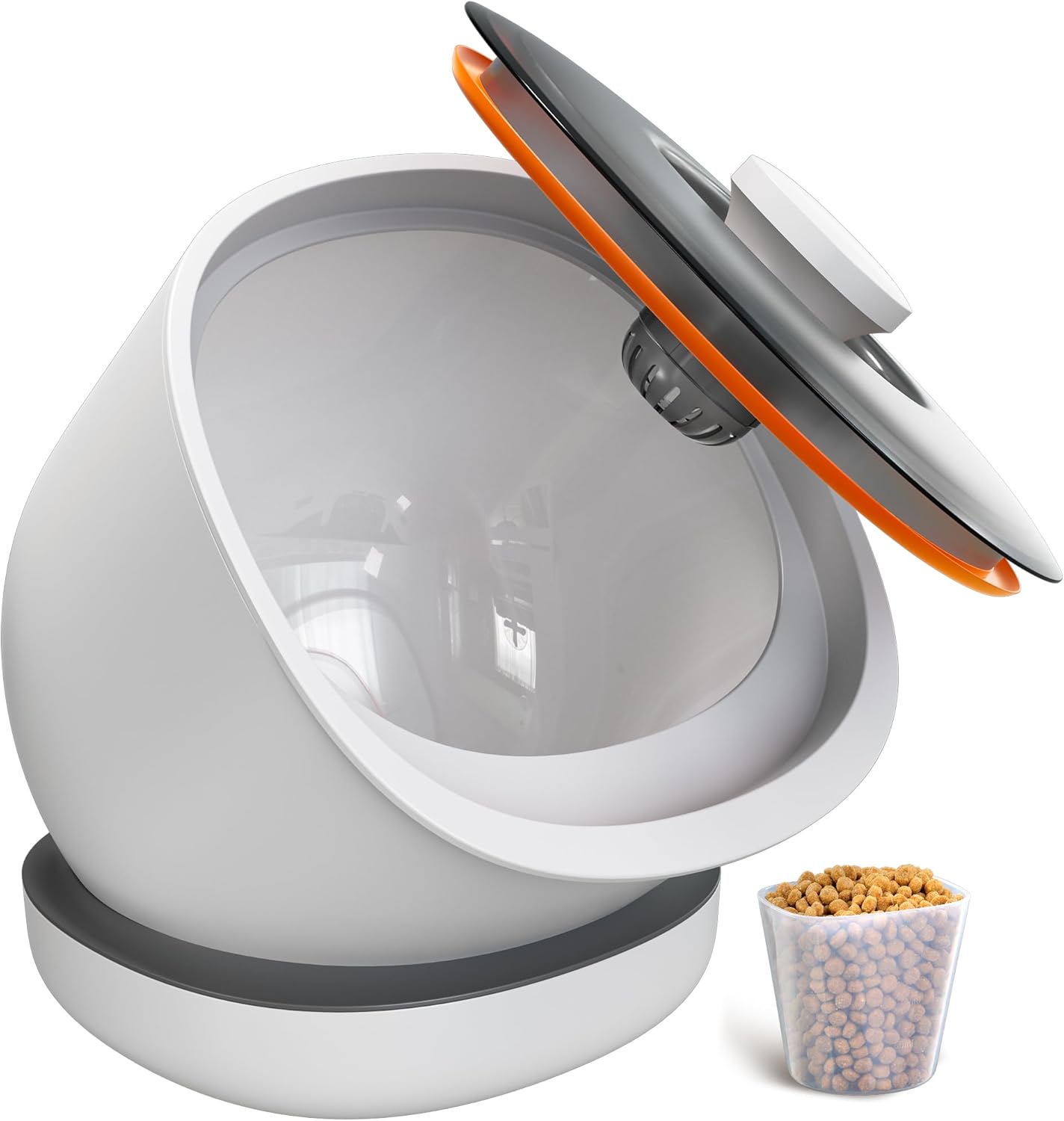 CTIME Airtight Cat Food Container for Small Pets - 6 lb Storage