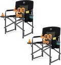 Lightweight Portable Camping Chair with Side Table for Comfort