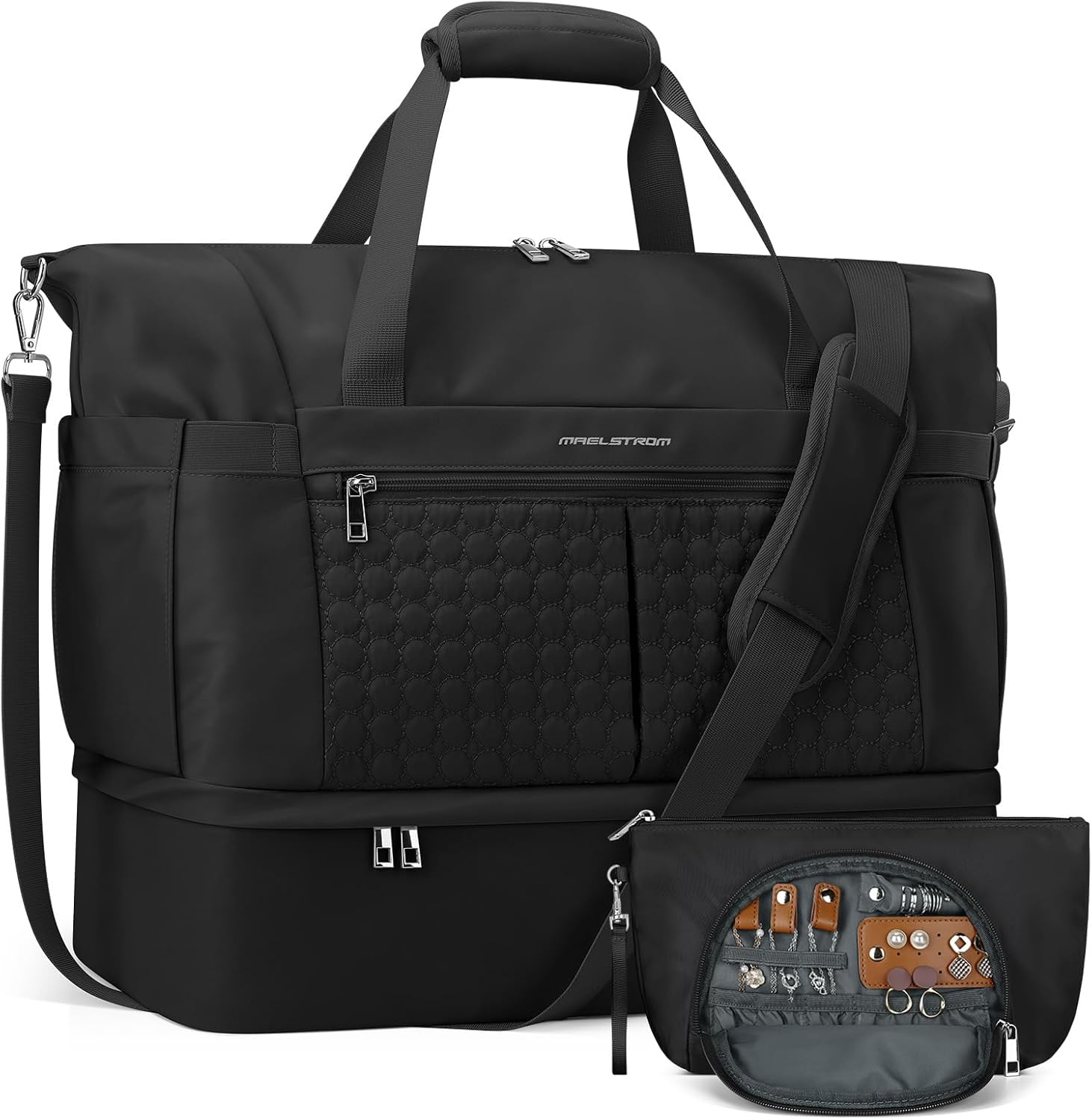 Waterproof Gym Duffel with Shoe Compartment - Maelstrom