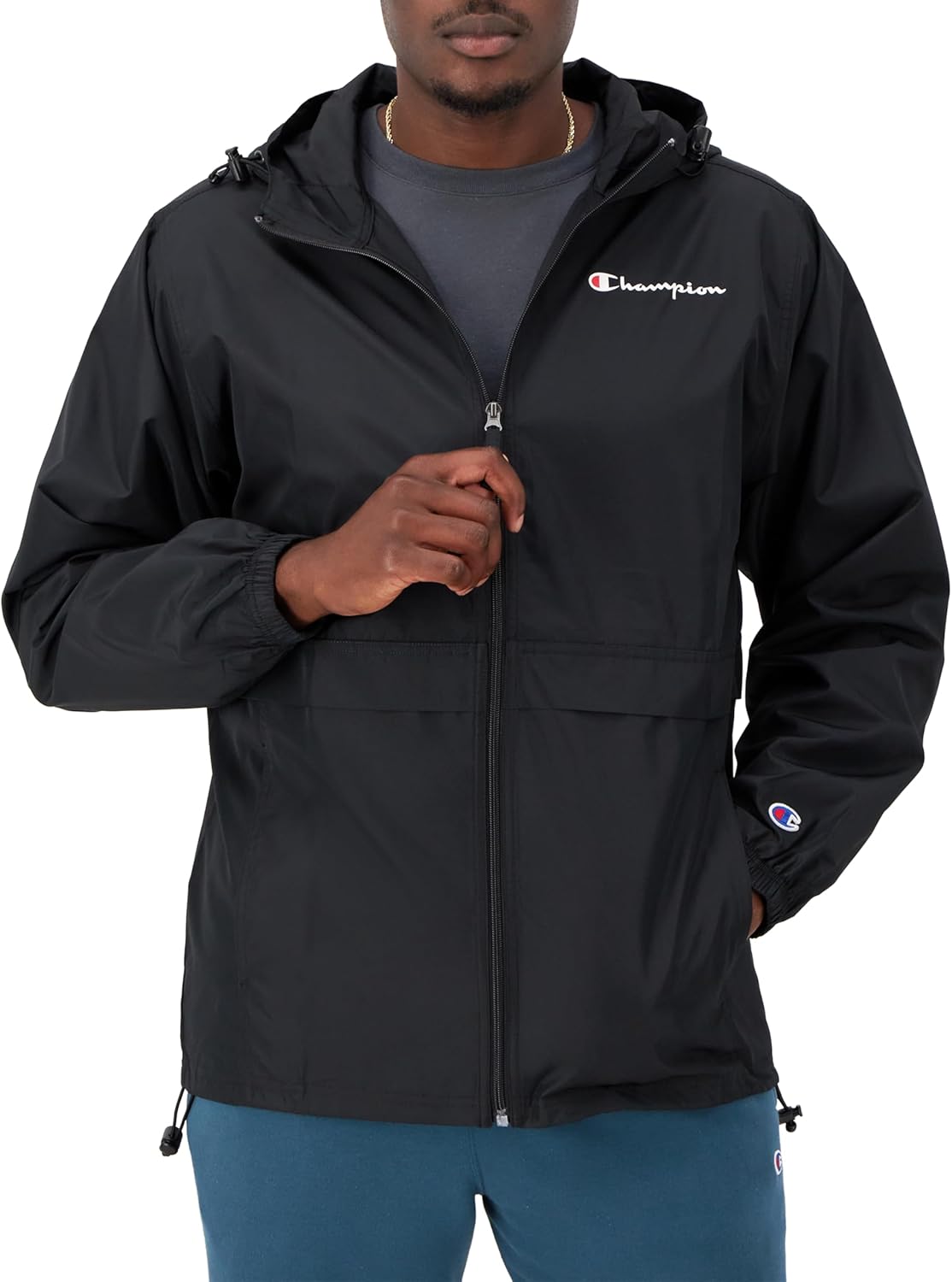 Champion Stadium Jacket: Wind & Water Resistant