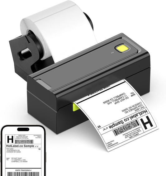4x6 Bluetooth Label Printer: Fast Setup, Multi-Device Compatible