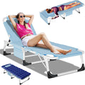 DoCred Heavy Duty Tanning Chair with Face Hole - Adjustable 5-Position