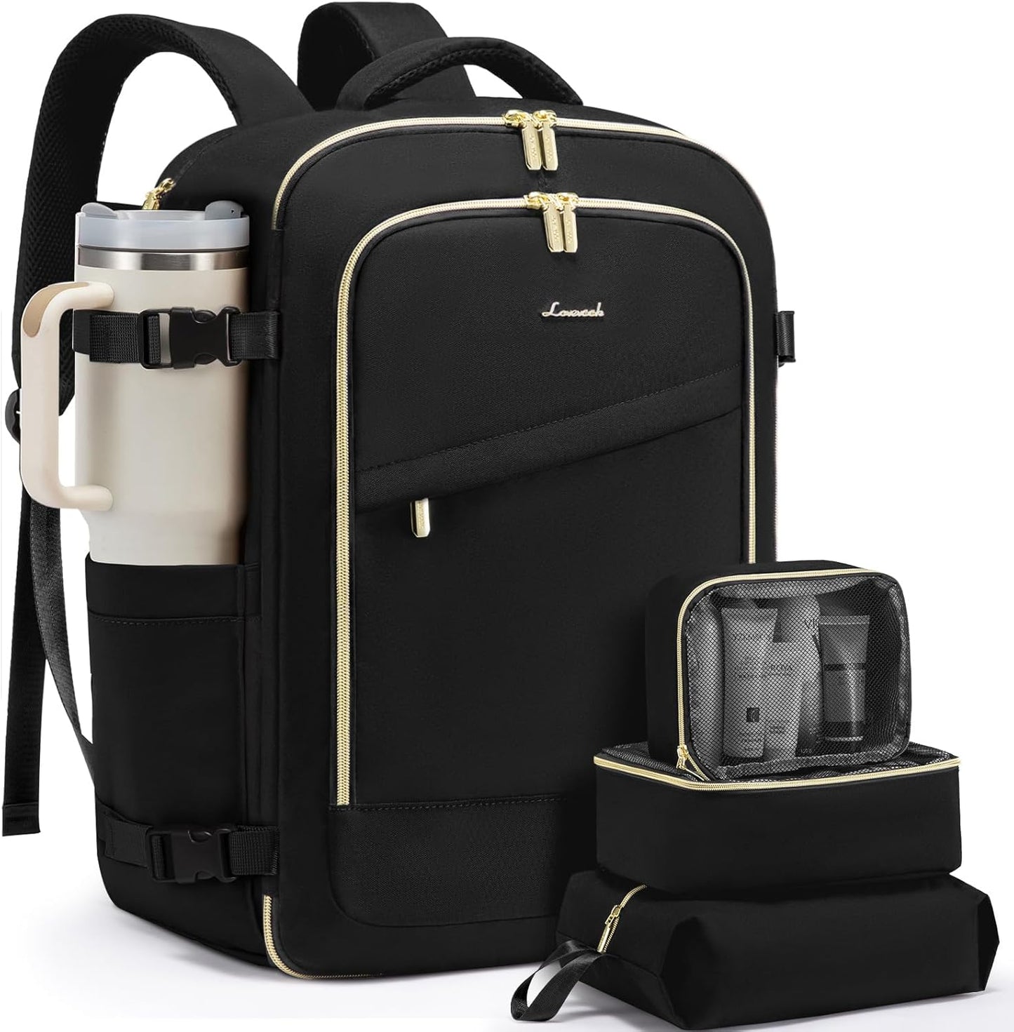 LOVEVOOK Travel Backpack for Women - 40L Carry On Design