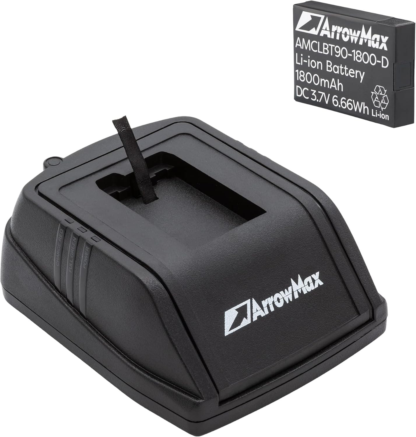 Arrowmax Battery Charger Combo for Motorola DLR1020 and More