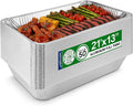 Large Aluminum Steam Table Pans 21 x 13 x 3 - Durable Disposable