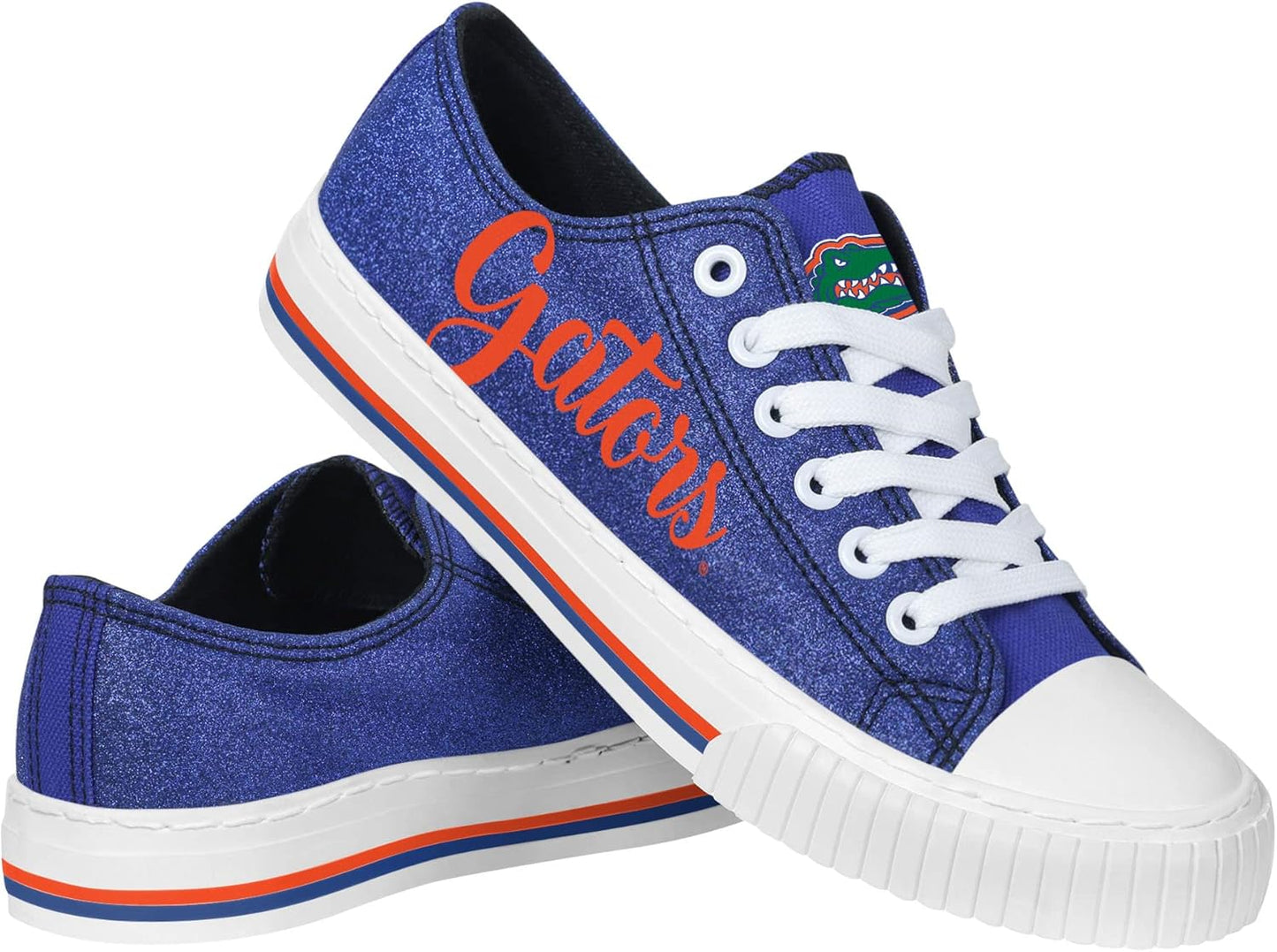 FOCO Women's NCAA College Team Logo Fashion Low Top Sneakers