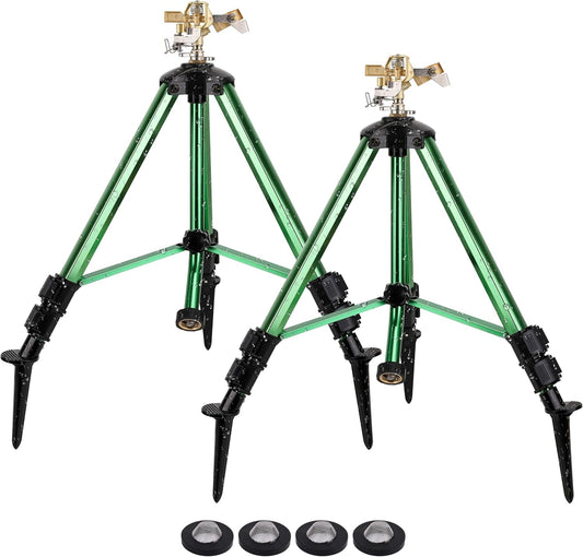 Heavy-Duty Impact Sprinkler for Yard with Adjustable Height