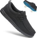 Steel Toe Loafers Slip On Safety Work Shoes - Lightweight Protection