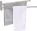 KES 19.5 in Swivel Towel Rack 2-Arm - Space Saving, Rustproof