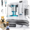 Pet Grooming Kit with Oversized 3.4L Vacuum Suction - 99% Hair Removal