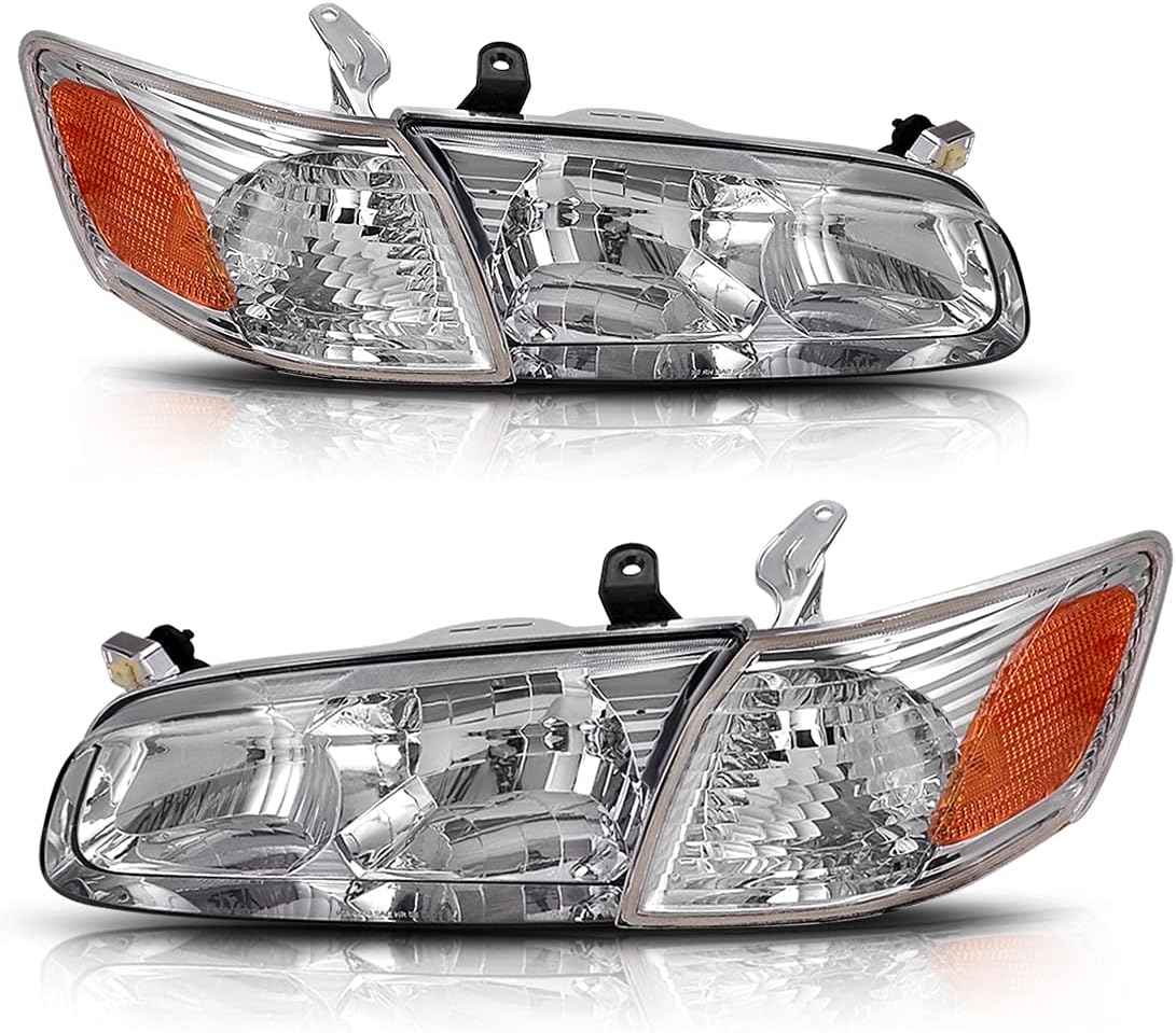 AUTOSAVER88 Headlight Assembly for 2000 2001 Camry Vehicles