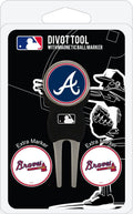 MLB Divot Tool + 3 Magnetic Ball Markers