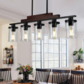 Dining Room Light Fixture Chandelier Over Table - 5-Light Farmhouse