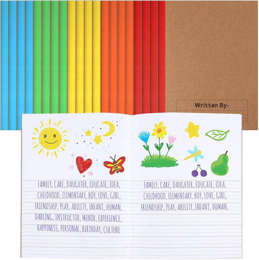 Colorful Primary Writing Journal - 20 Pcs 9.75 x 7.5