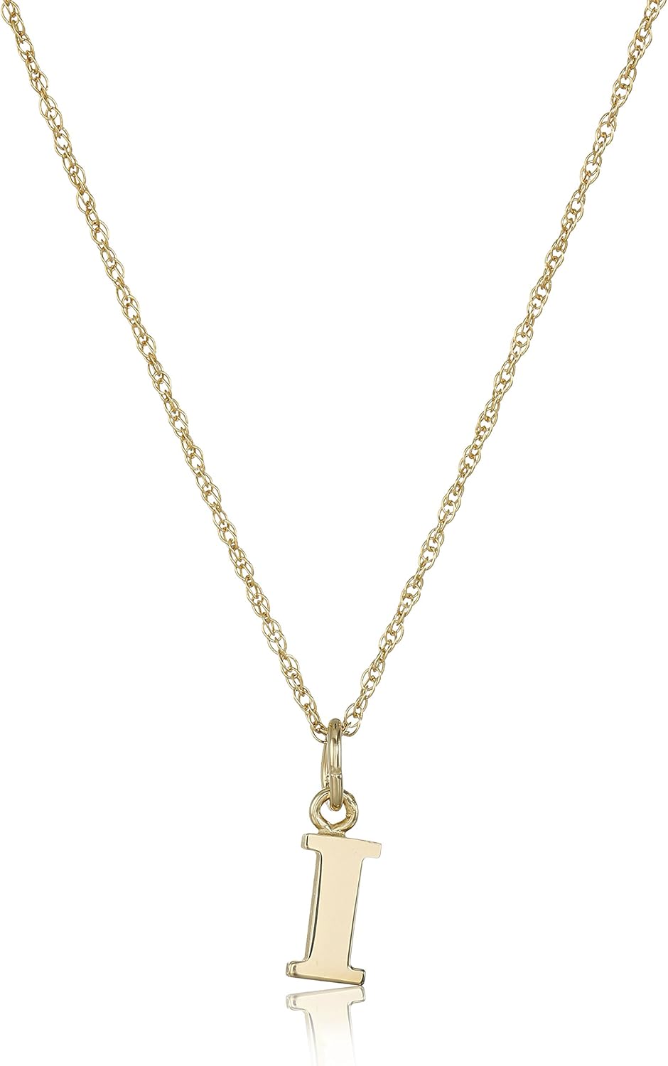 14k Gold-Filled Letter Charm Pendant Necklace for Elegant Style