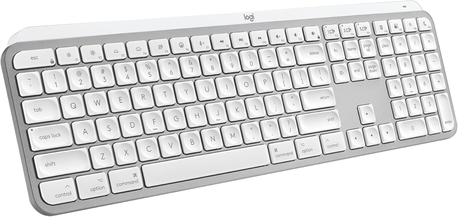Logitech MX Keys S for Mac: Wireless Keyboard with Backlit Keys