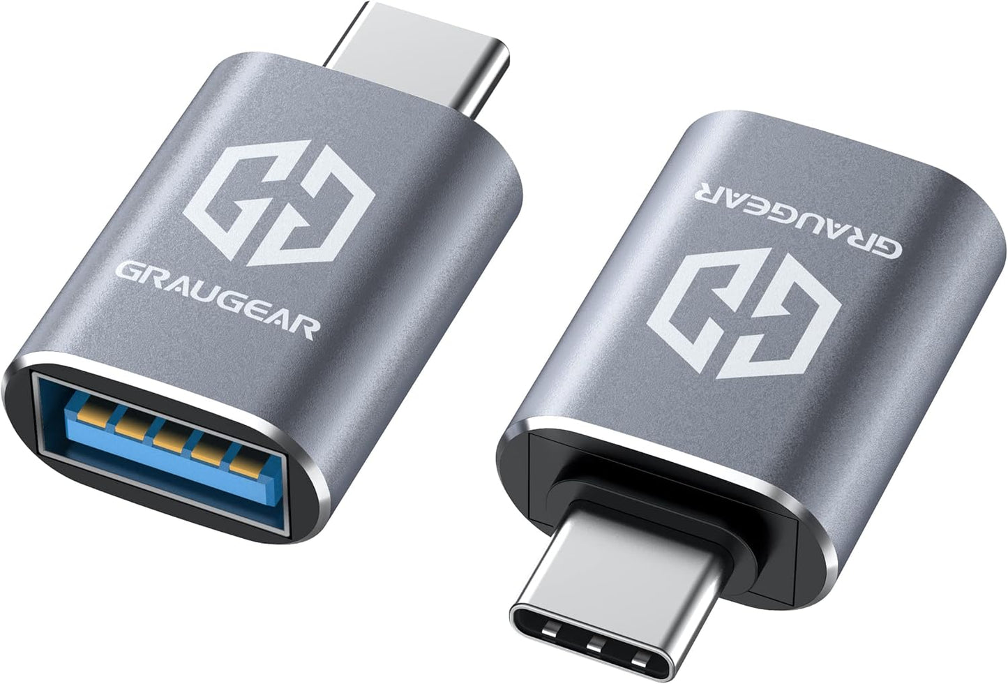 GRAUGEAR USB C to USB Adapter Duo -10Gbps Data Transfer