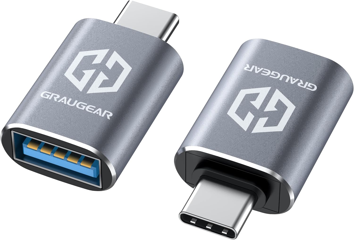 GRAUGEAR USB C to USB Adapter Duo -10Gbps Data Transfer