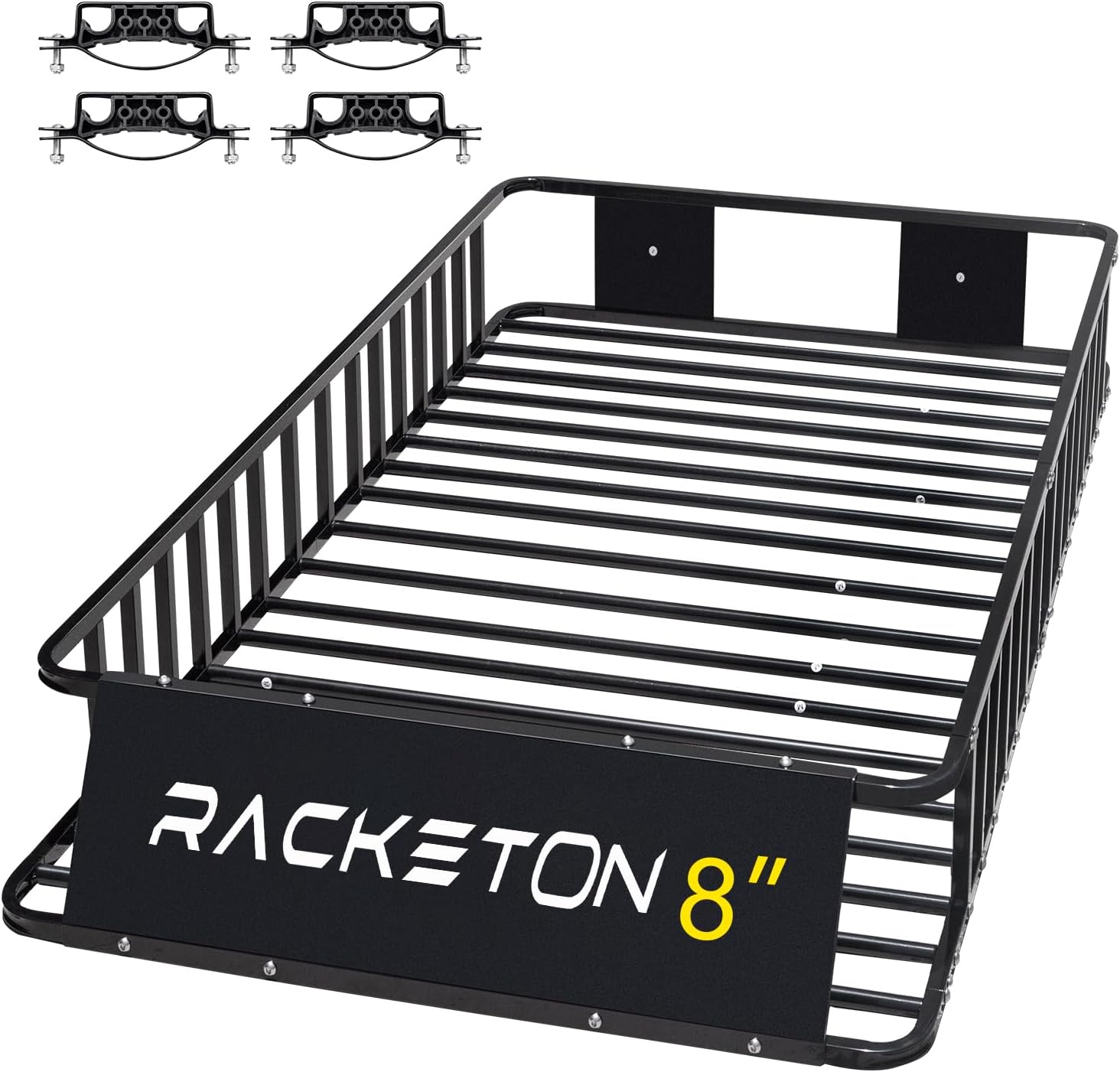 74 x 39 x 8 Small SUV Roof Rack Cargo Basket for Heavy Loads