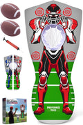 Inflatable Football Target Double-Sided Toss Game - Portable 65 in