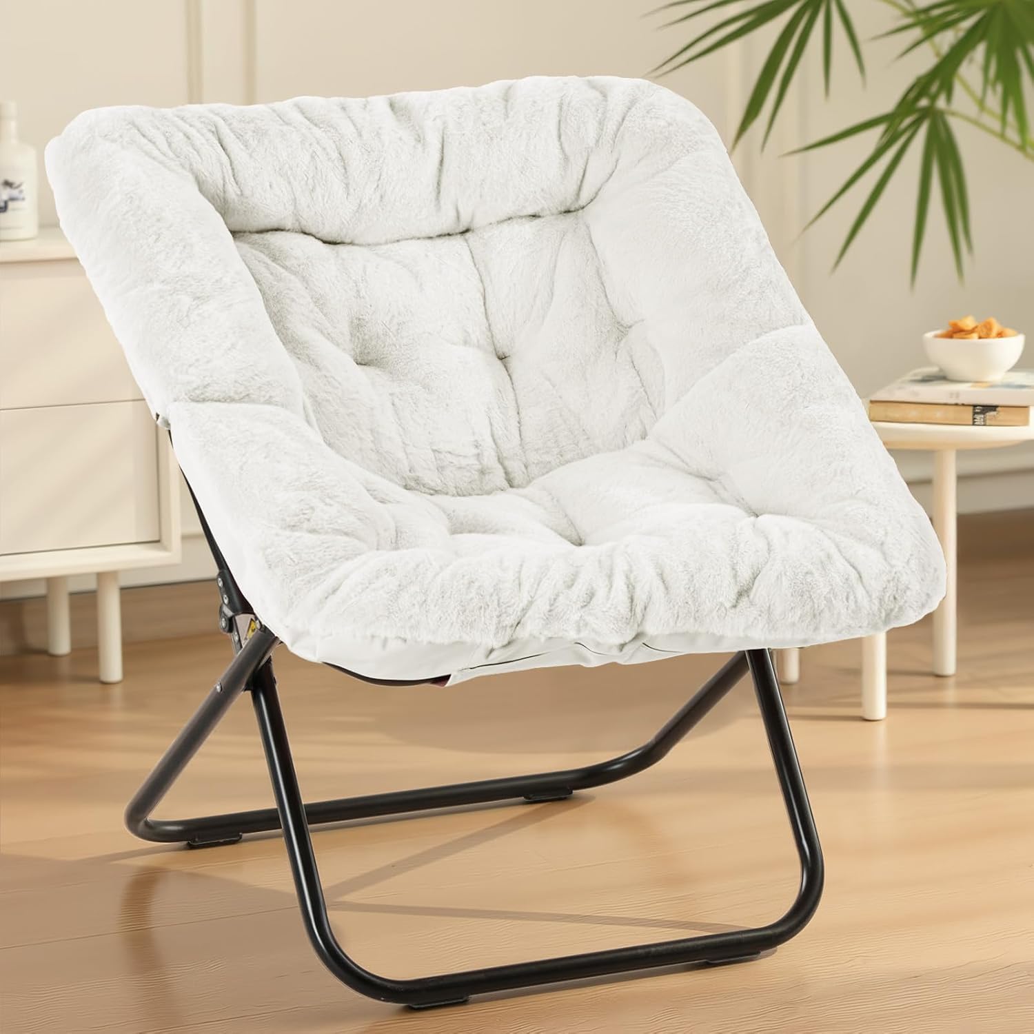 Sweetcrispy Comfy Chair for Adults - Foldable Lounge Chair
