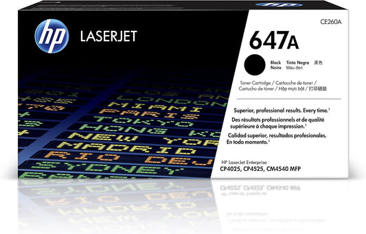 HP 647A Black Toner | Vibrant Printing Performance