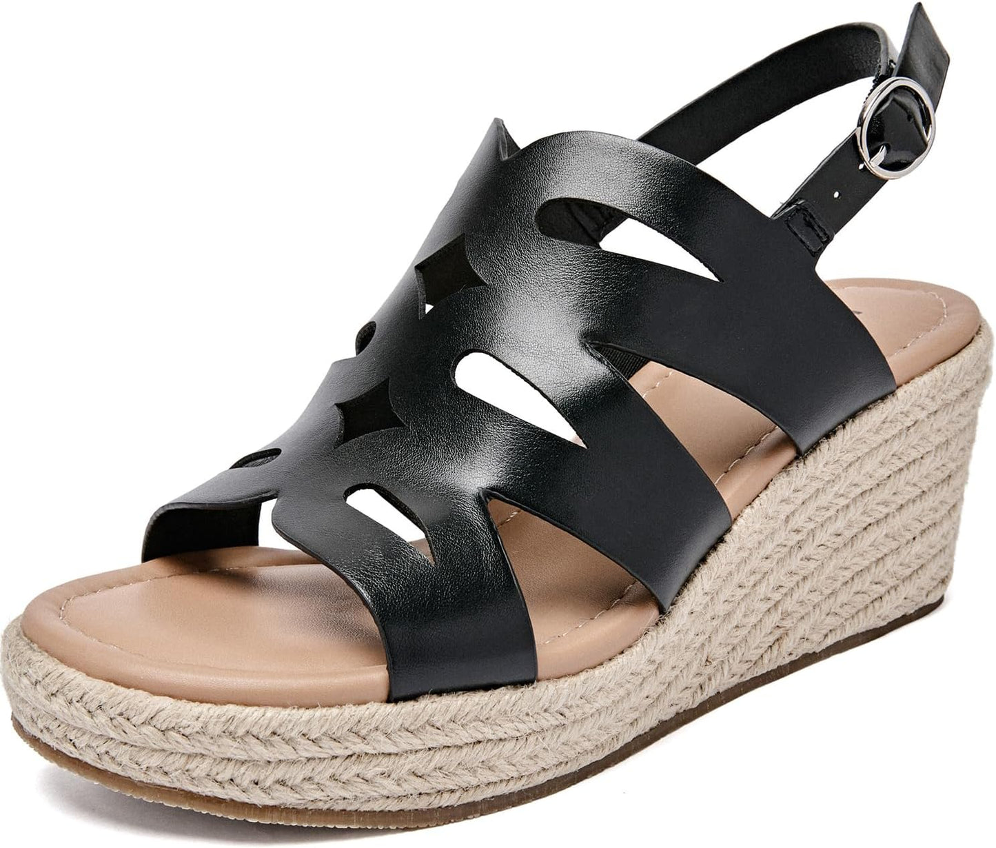 Luoika Women's Wide Width Wedge Sandals for Summer Style
