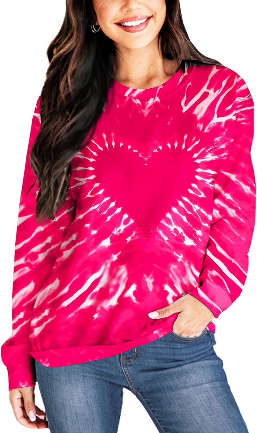 Deerose Women's Mardi Gras Sweatshirt: Festive Long Sleeve Print